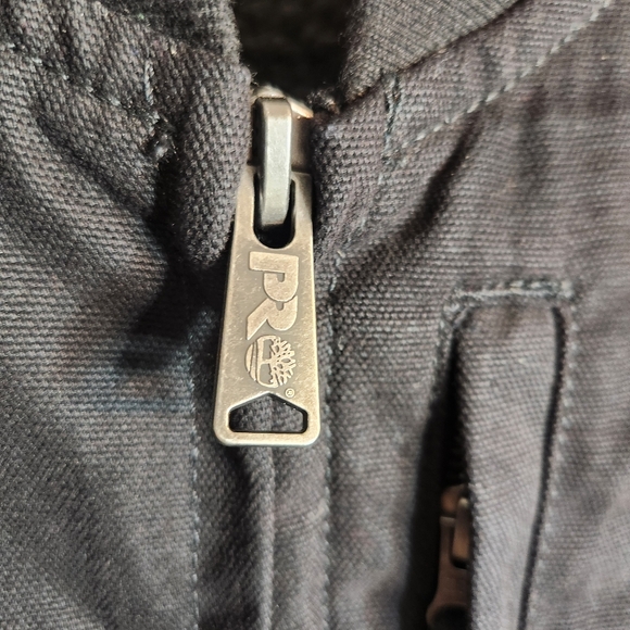 NWT Timberland Pro Original Fit Black Gritman Lined Canvas Vest, XXL - Picture 5 of 12